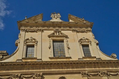 Facade of church of saint irene, in lecce, apulia region, italy

