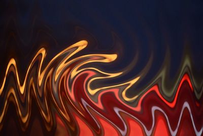 Light painting at night