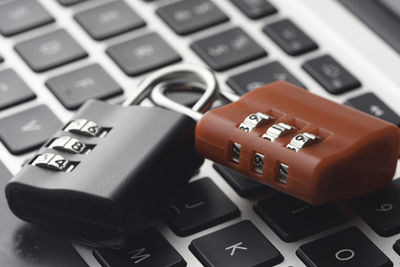 Close-up of computer keyboard