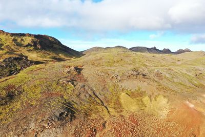 Scenic view of landscape against sky