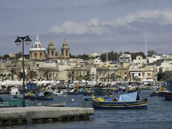The harbour of marsaxlokk
