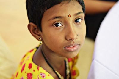 Close-up portrait of man