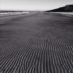 Scenic view of sandy beach