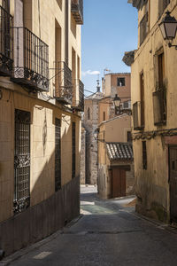 Ancient architecture in the city of toledo, spain