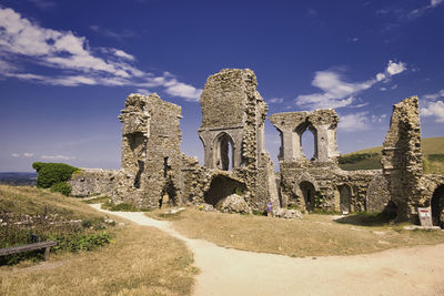 Old ruins against sky