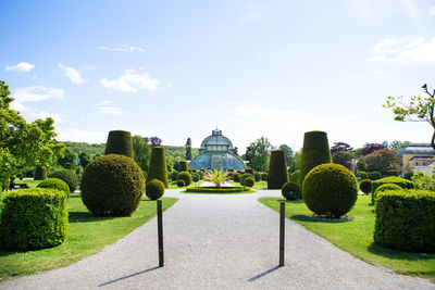 The famous schönbrunn park in vienna, austria. travels.