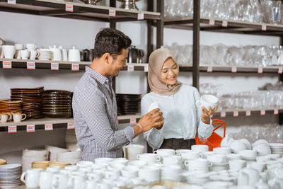 Portrait of business colleagues working in office