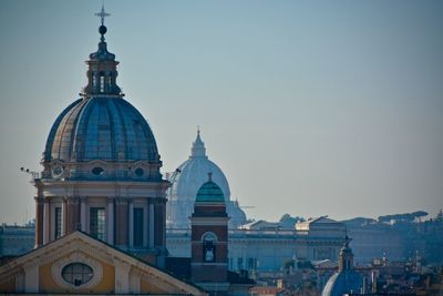 Low angle view of cathedral against blue sky