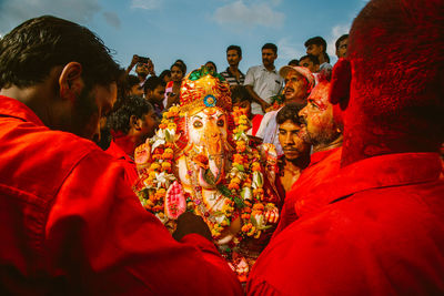 Group of people in traditional clothing