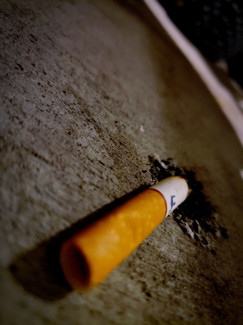 yellow, macro photography, close-up, tobacco products, no people, cigarette, smoking issues, warning sign, bad habit, sign, social issues, wood, cigarette butt, communication, indoors, healthcare and medicine, risk, selective focus