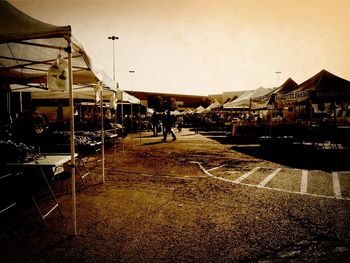 Woman standing in city