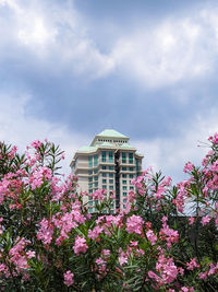 Low angle view of building against sky