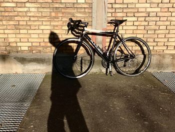 Bicycle with shadow