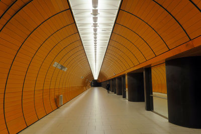 Empty subway station