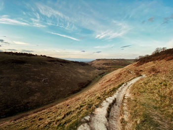 Scenic view of landscape against sky
