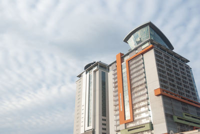 Low angle view of building against sky