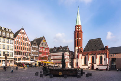 View of buildings in city