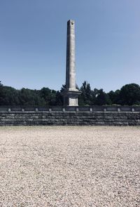 View of monument against clear sky