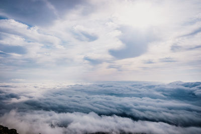 Low angle view of cloudscape