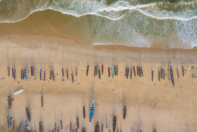 Panoramic view of beach