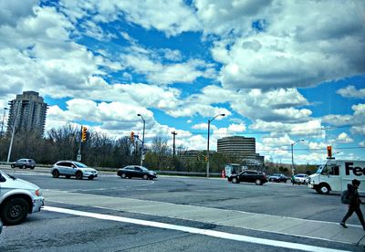 Traffic on city street