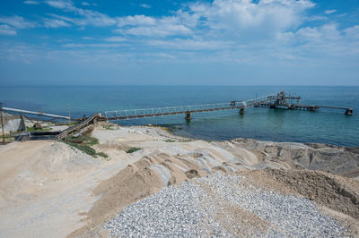 The gravel pit at glatved beach