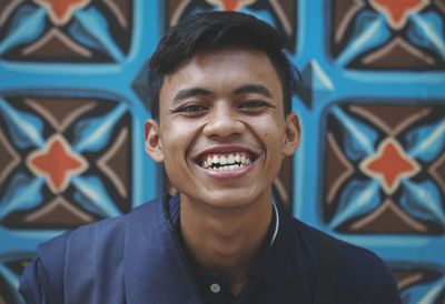 Portrait of smiling young man