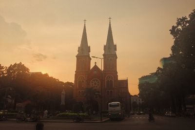 View of city street