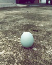 High angle view of ball on table