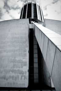 Low angle view of building against sky