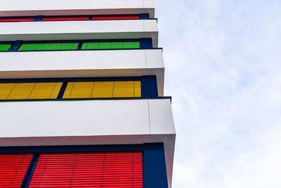 Low angle view of building against sky