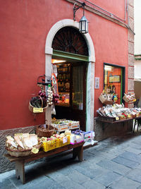 Built structure for sale at market stall