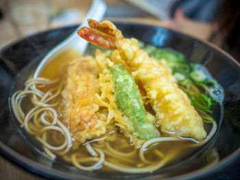 Close-up of food in plate