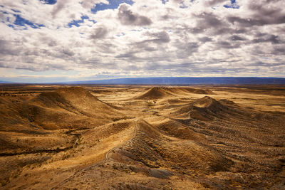 A view of a singletrack trail in fruita, colorado.