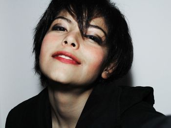 Portrait of young woman