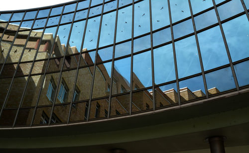 Low angle view of eiffel tower