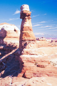 View of rock formations