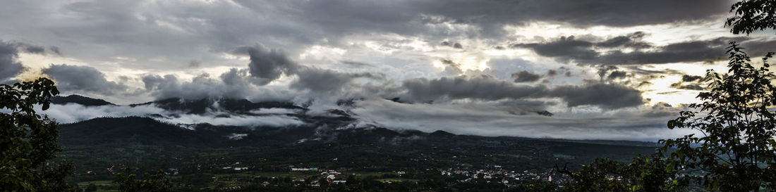 Low angle view of cloudy sky