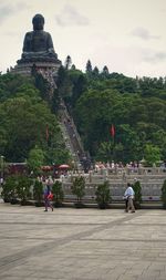 People in park