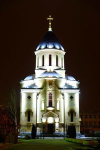 Facade of church