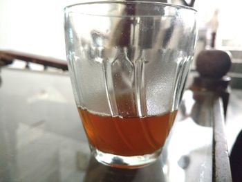 Close-up of drink in glass