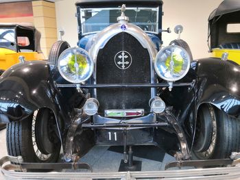 Close-up of vintage car