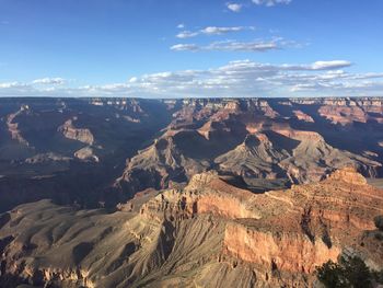 Scenic view of dramatic landscape against sky