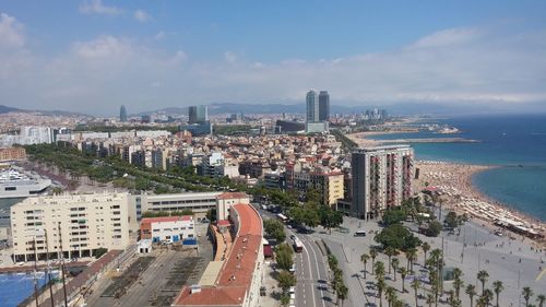 View of cityscape against sky