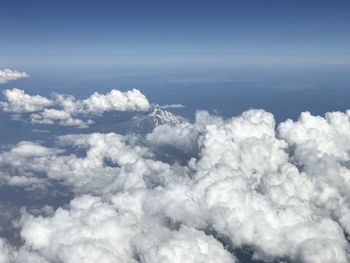 Low angle view of clouds in sky