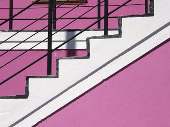 Close-up of colorful stairs