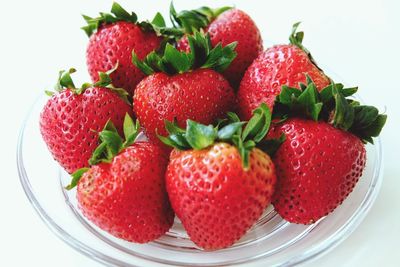 Close-up of strawberries