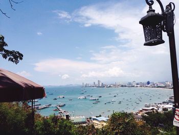 View of city at waterfront