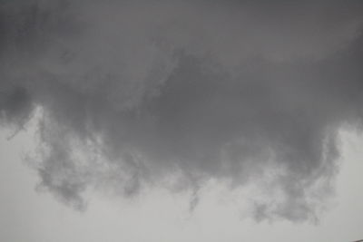 Low angle view of storm clouds in sky