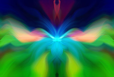 Full frame shot of multi colored light painting